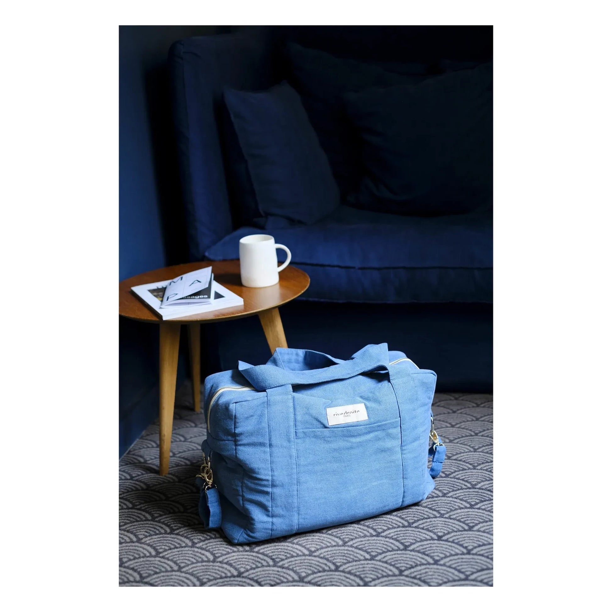 rivedroite - Darcy Changing Bag | Light Denim
