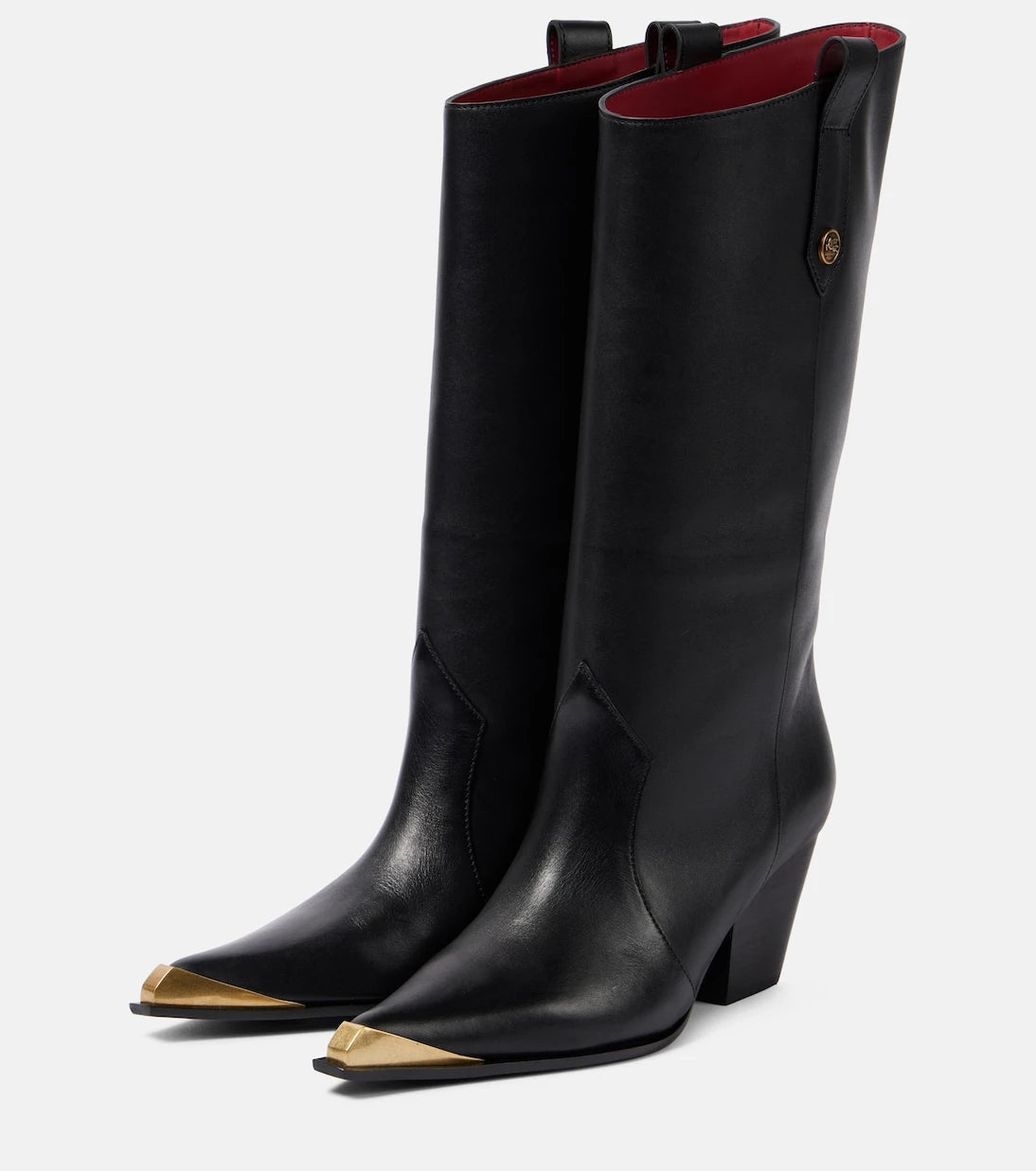 Etro - Leather cowboy boots