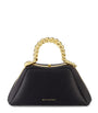 Black x Geraldine Guyot Mini Satin Serpentine Top-Handle Bag
