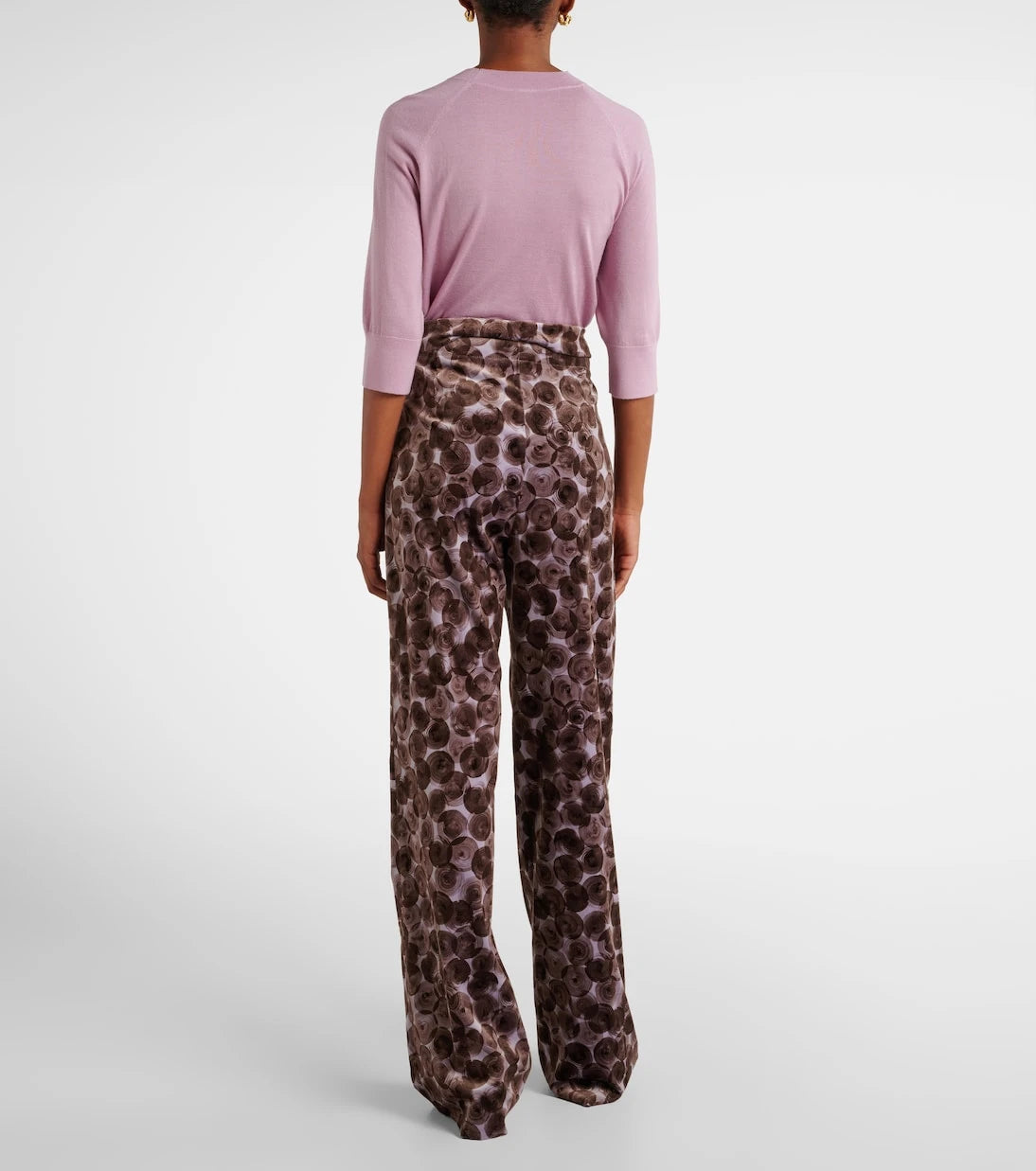 Dries Van Noten - Pantera cotton-blend straight pants