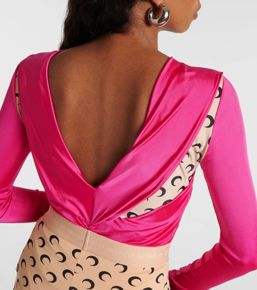 Marine Serre - Regenerated jersey bodysuit
