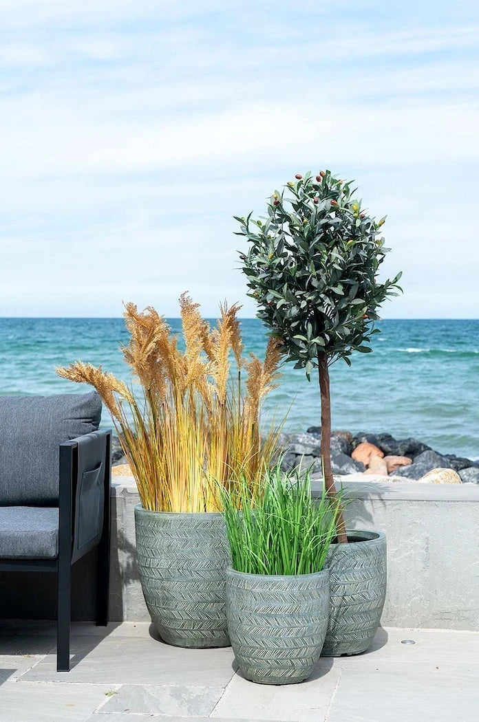 Saksıda Yapay Bitki House Nordic Poa Grass