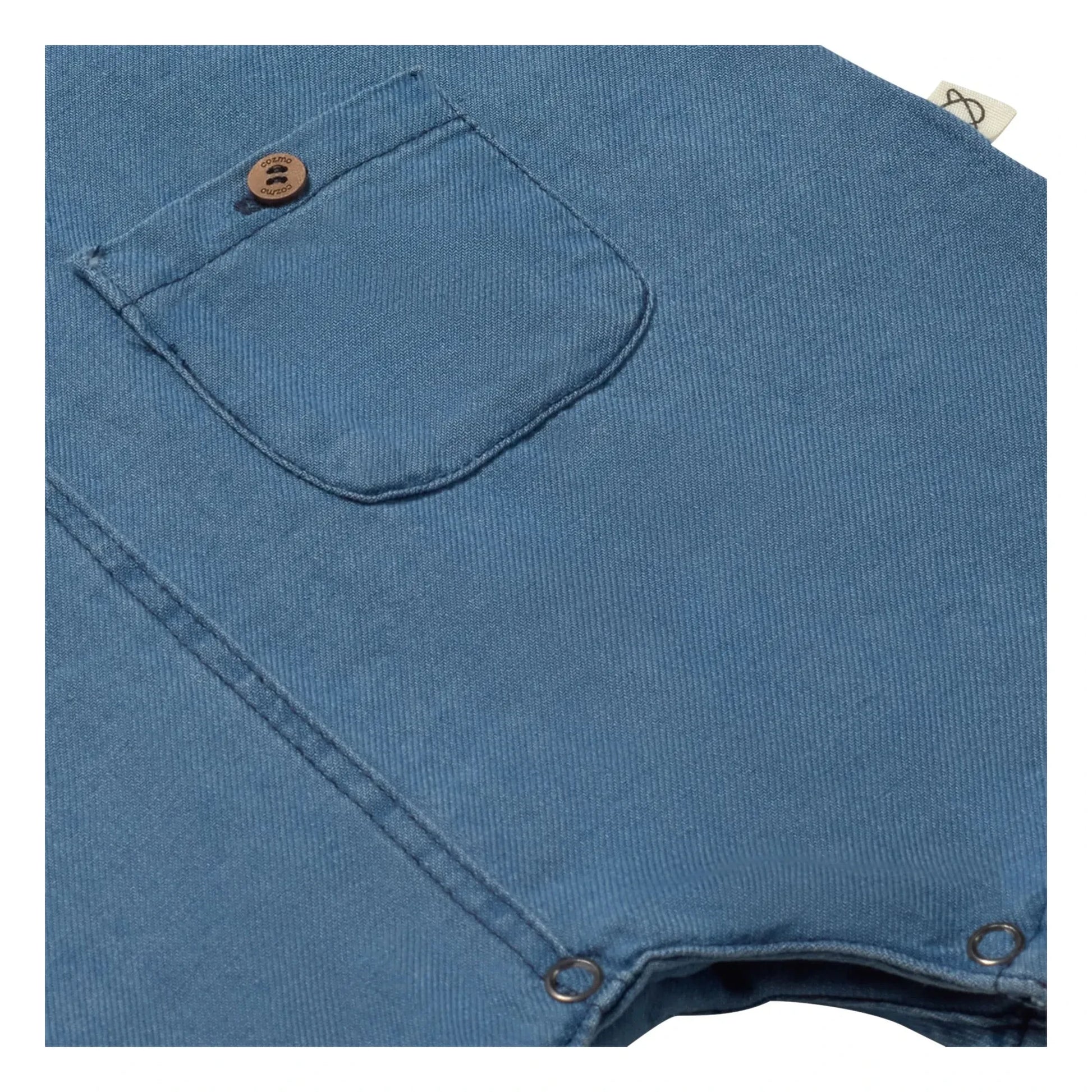 Cozmo - Sage Denim Dungarees | Blue