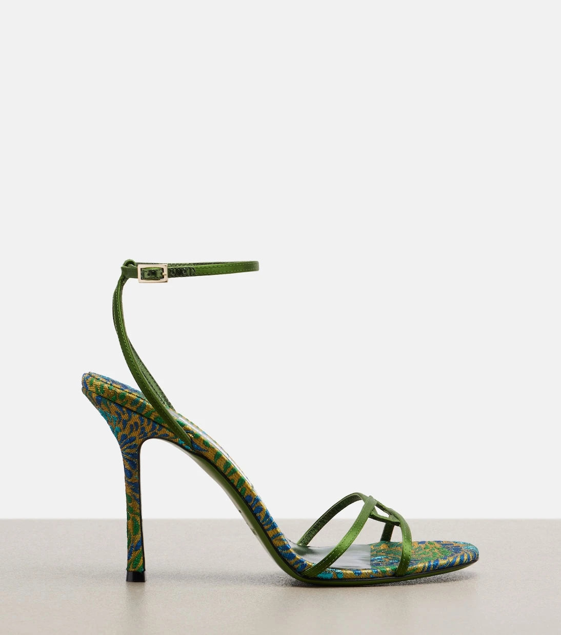 Jimmy Choo - 1998 Leo satin sandals