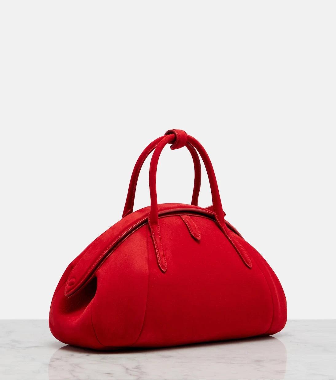 Alaïa - Purse Small suede top-handle bag