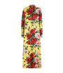 Dolce & Gabbana Multi Silk Floral Maxi Tunic Dress