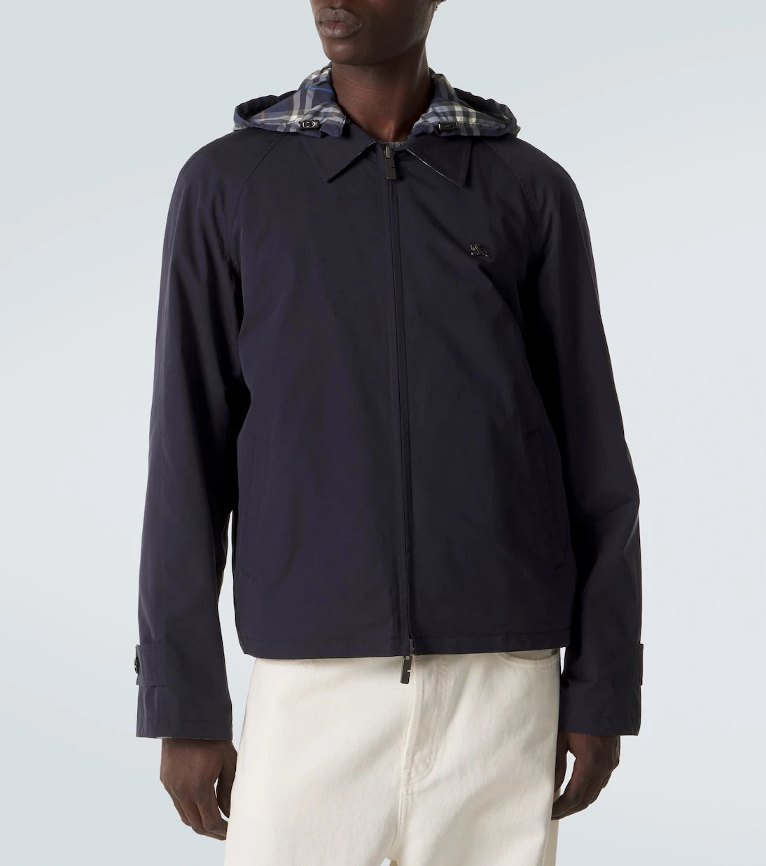 Burberry - Burberry Check cotton blouson jacket