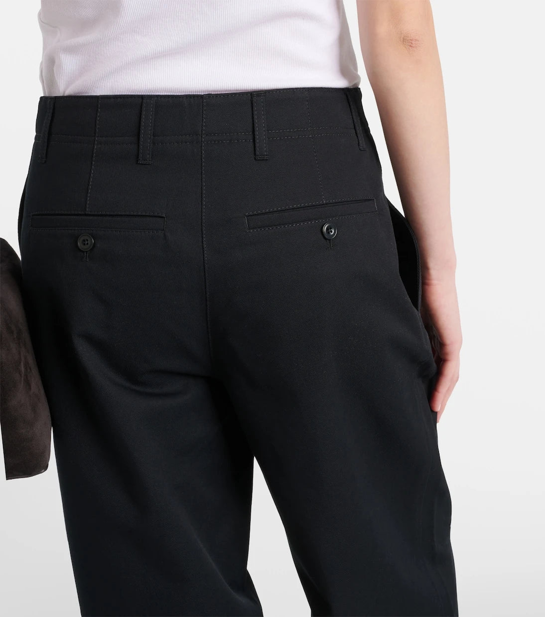Toteme - Cotton twill wide-leg pants