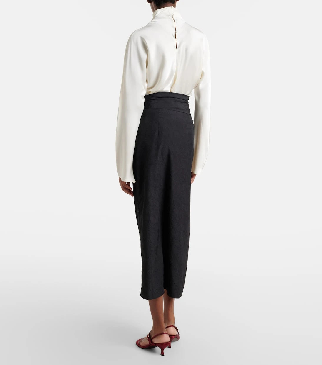 Róhe - Gathered midi skirt