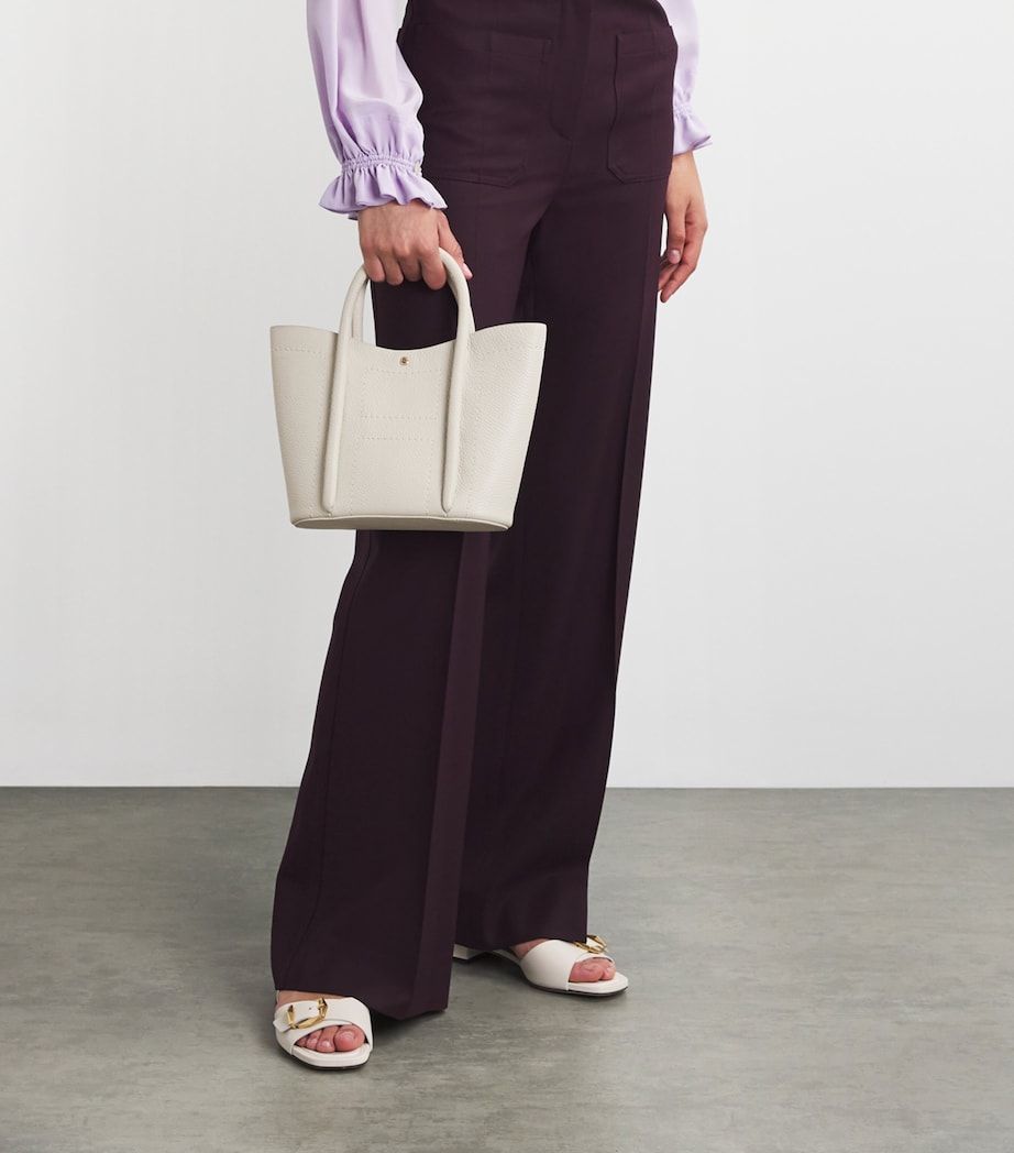 Grab Leather Rope Tote Bag BIRCH