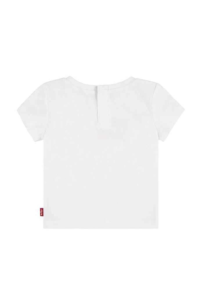 Бебешка памучна тениска Levi's BATWING TEE