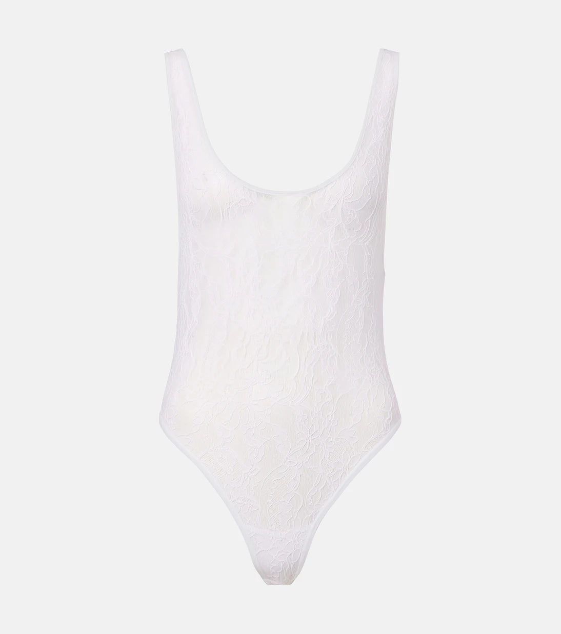 Wardrobe.NYC - Open-back lace bodysuit