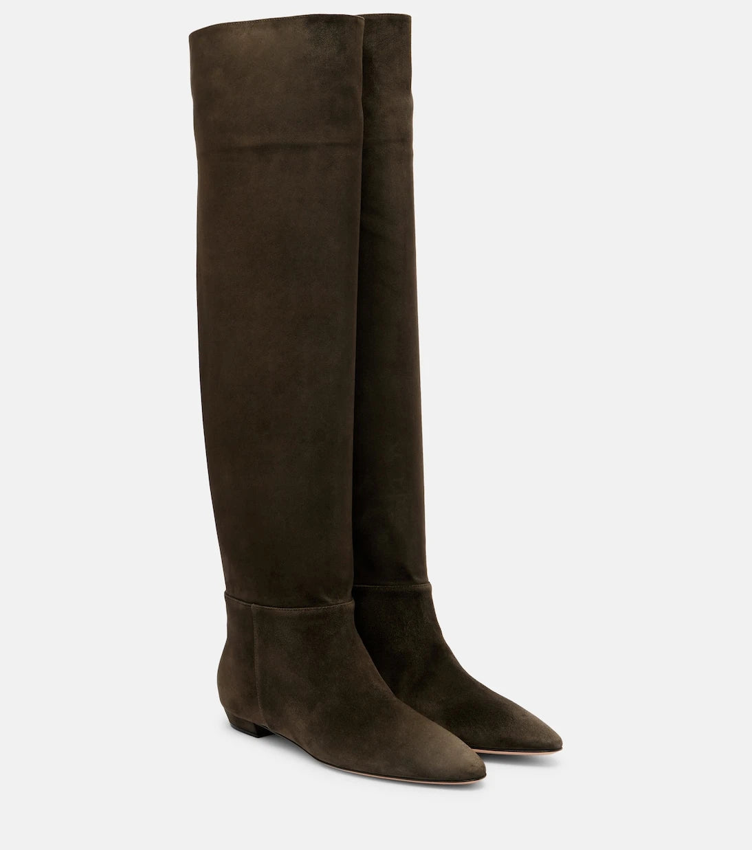 Gianvito Rossi - Suede knee-high boots