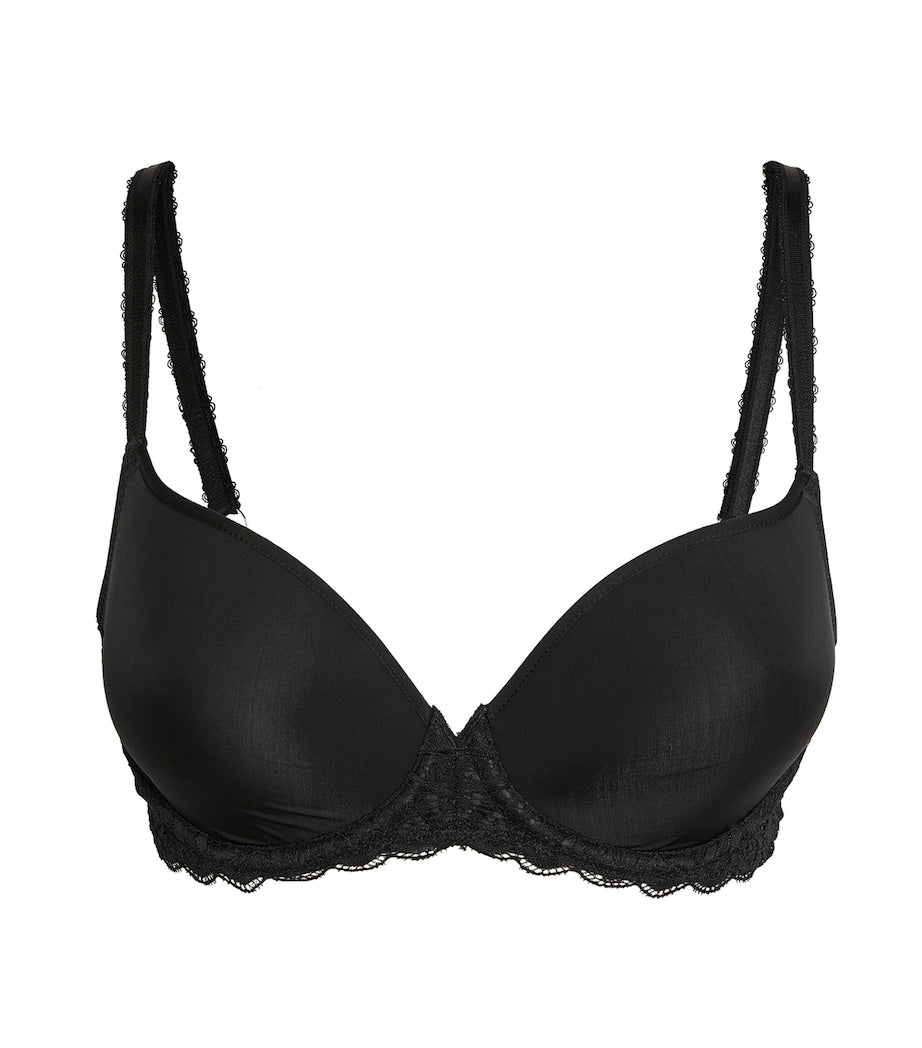 Black Raffine Contour Bra