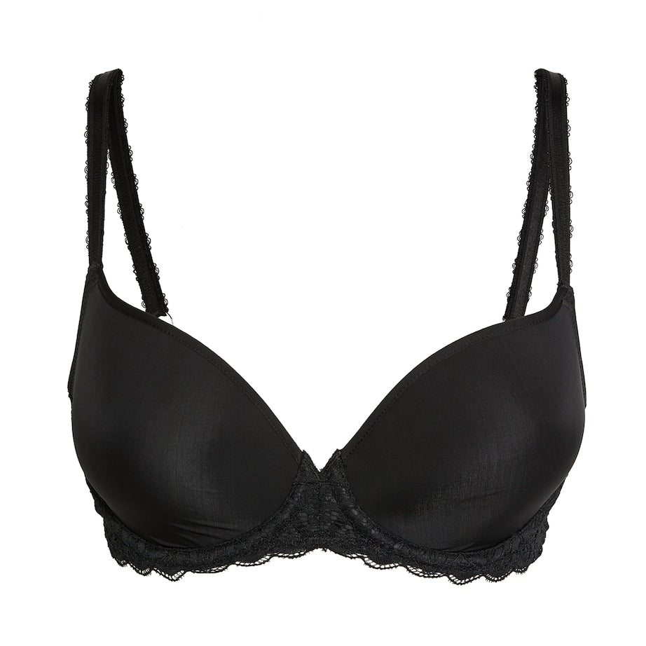 Black Raffine Contour Bra