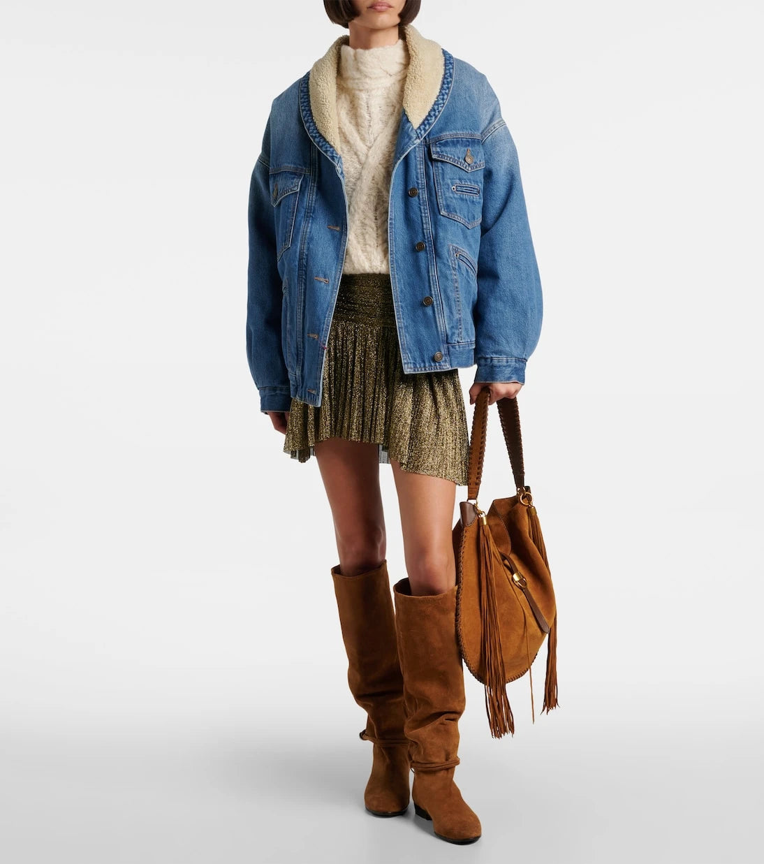 Isabel Marant - Nynel suede knee-high boots