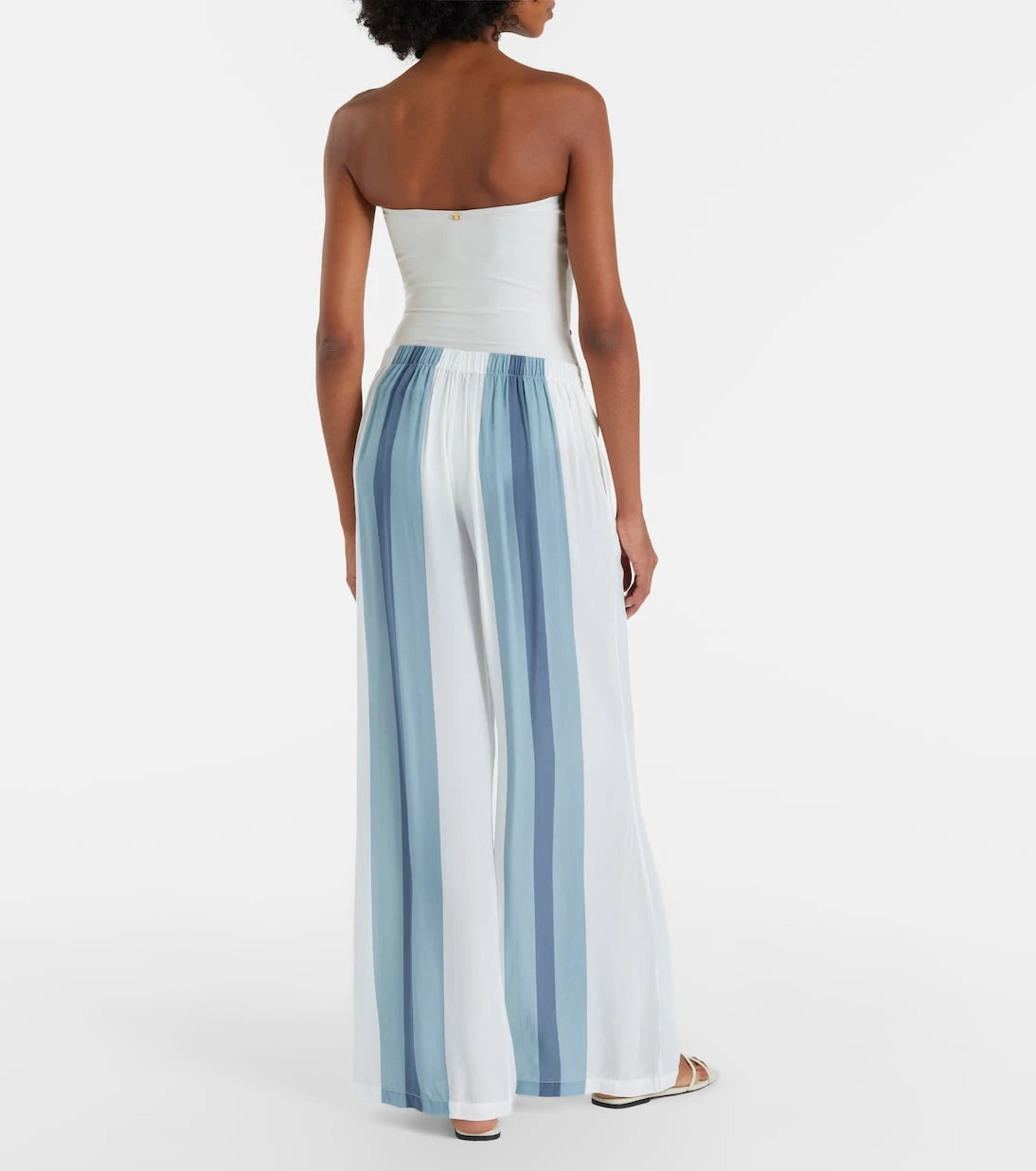 Adriana Degreas - Striped wide-leg pants