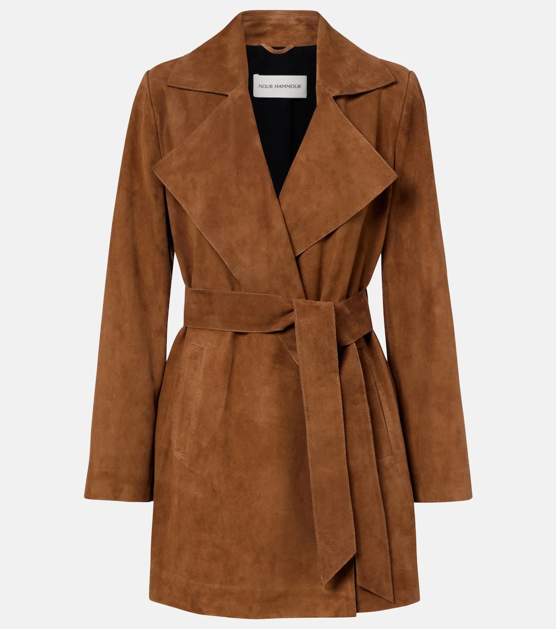 Nour Hammour - Kerry suede coat