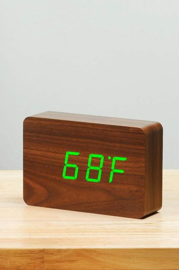 Gingko Design Brick Click Clock Masa Saati