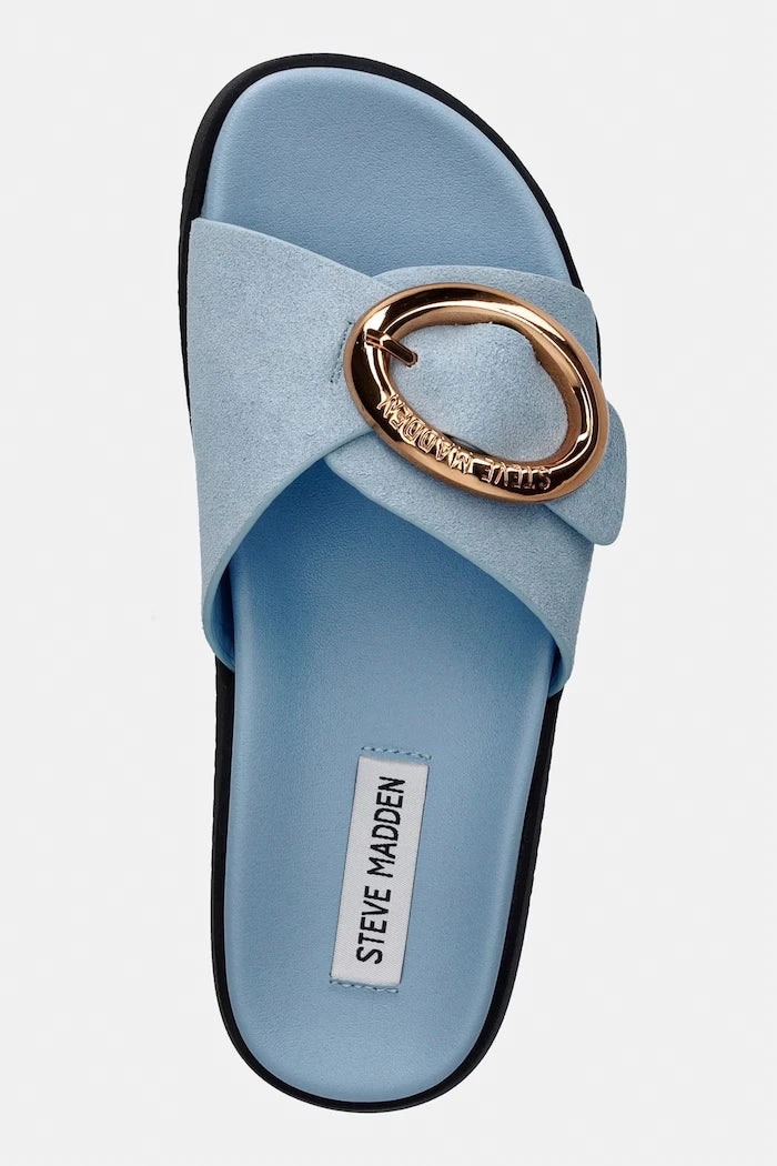 Steve Madden açık burunlu kadın süet terlik Mistify