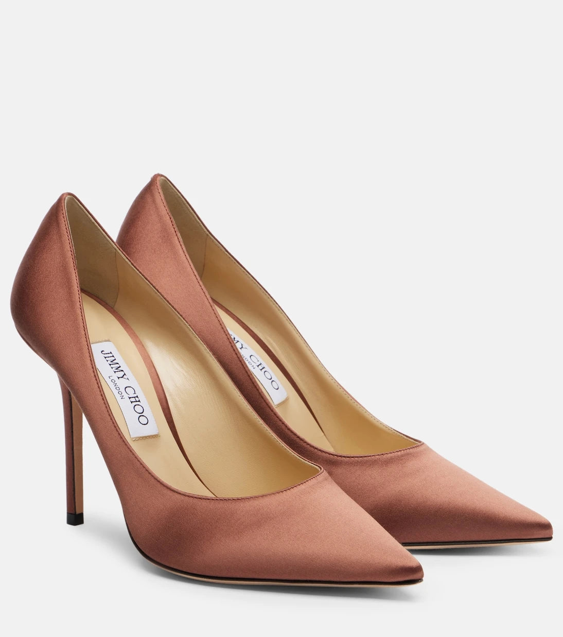 Jimmy Choo - Love 100 satin pumps