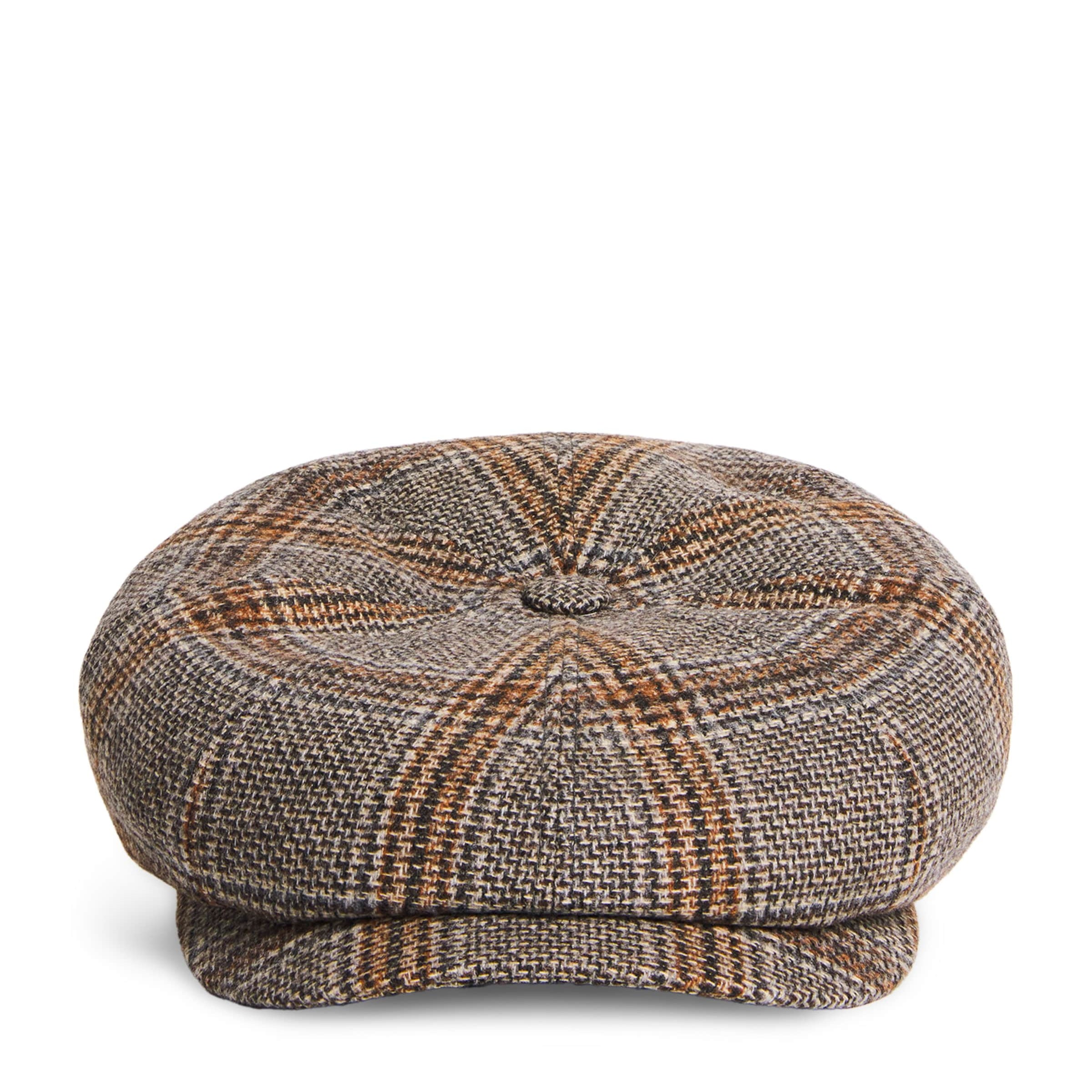 Wool-Cashmere Hatteras Flat Cap