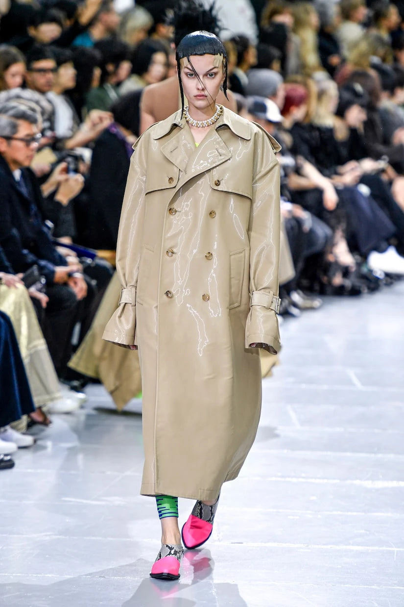 Junya Watanabe - Snake-effect leather ankle boots