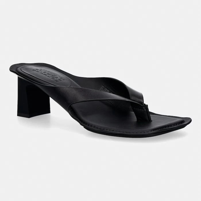 MM6 Maison Margiela джапанки дамски от кожа