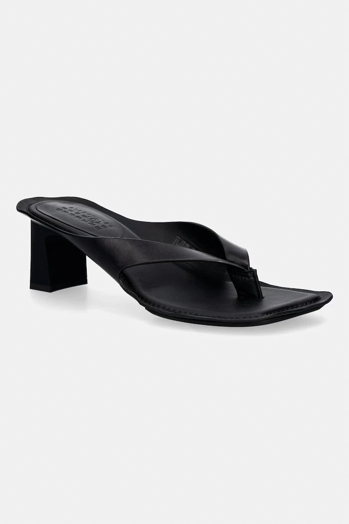 MM6 Maison Margiela джапанки дамски от кожа