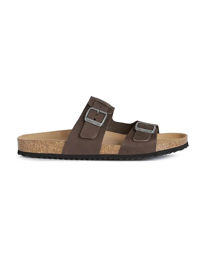 Nubuk Geox U SANDAL GHITA Terlik