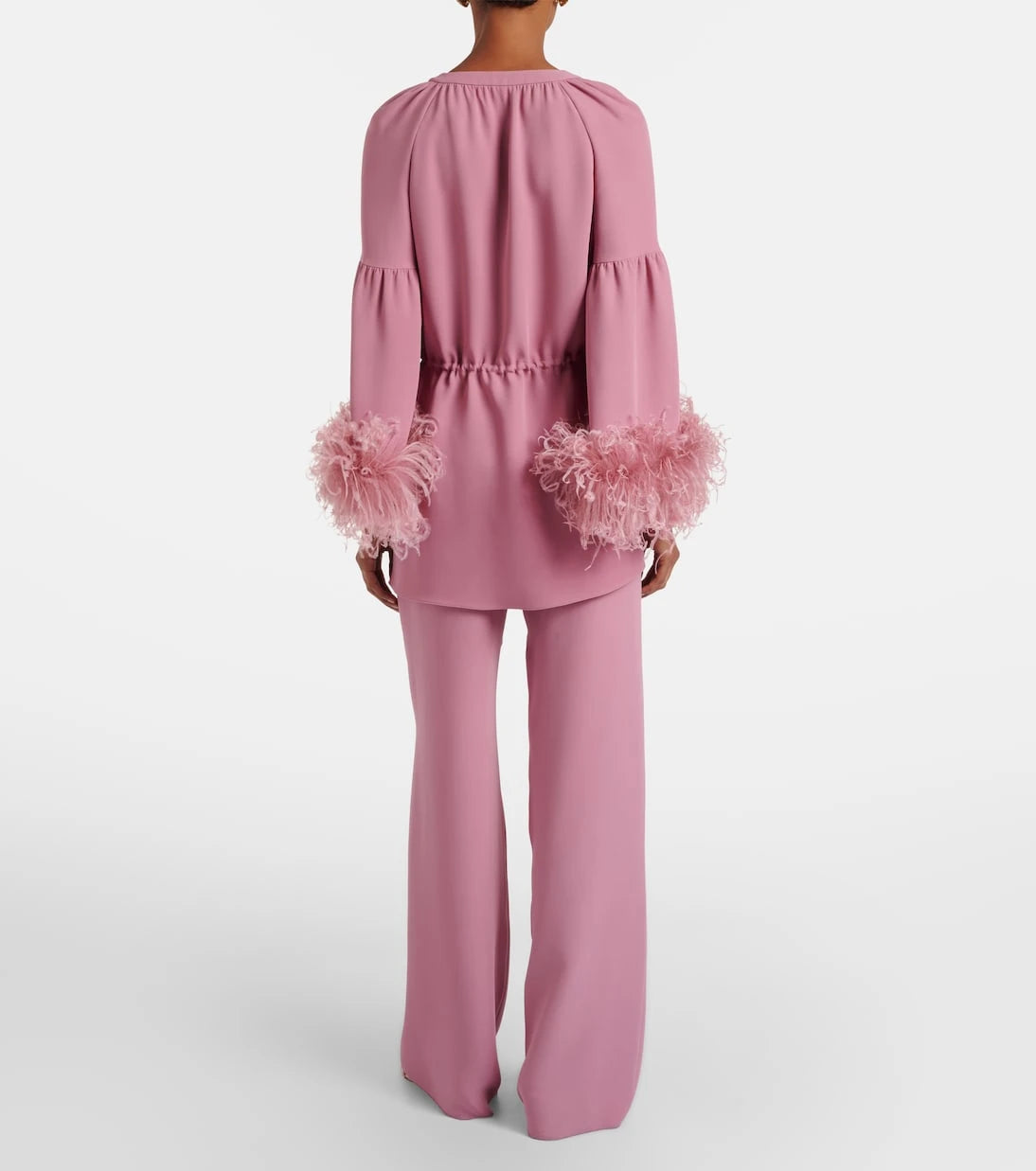 Valentino - Cady Couture wide-leg pants
