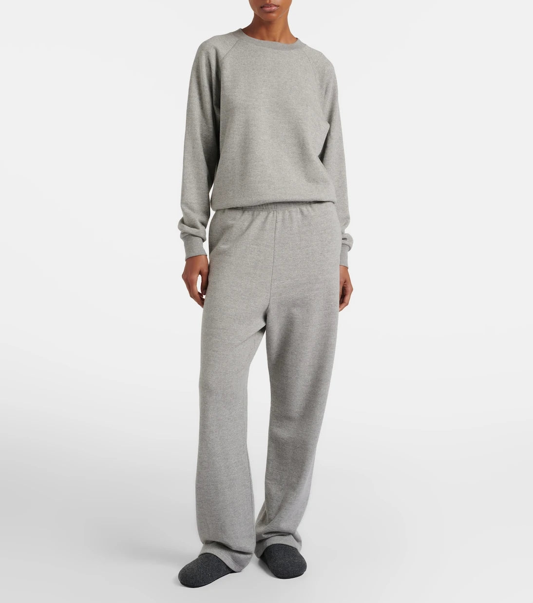 The Row - Kohana cotton and cashmere sweatpants