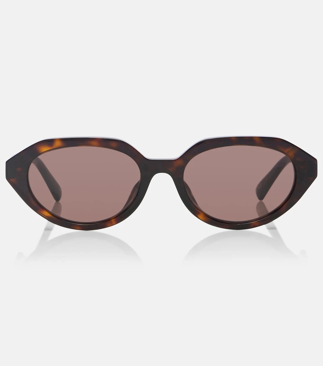 Gucci - Double G oval sunglasses