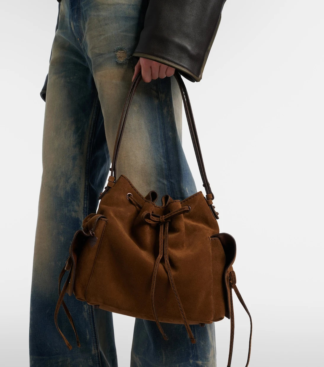 Acne Studios - Suede bucket bag