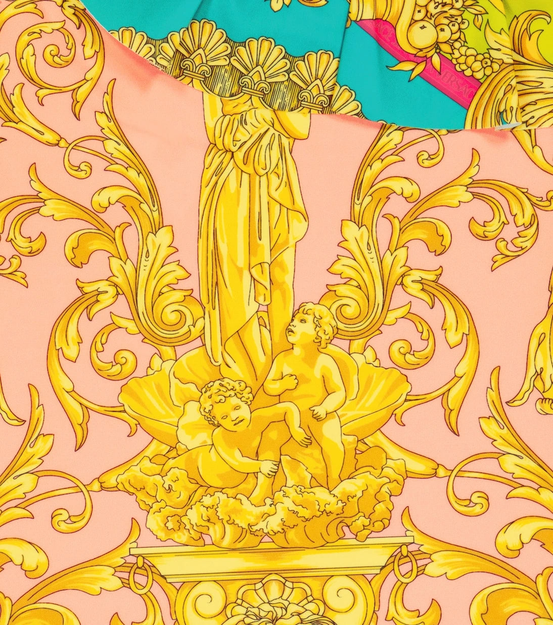 Versace Kids - Barocco printed swimsuit