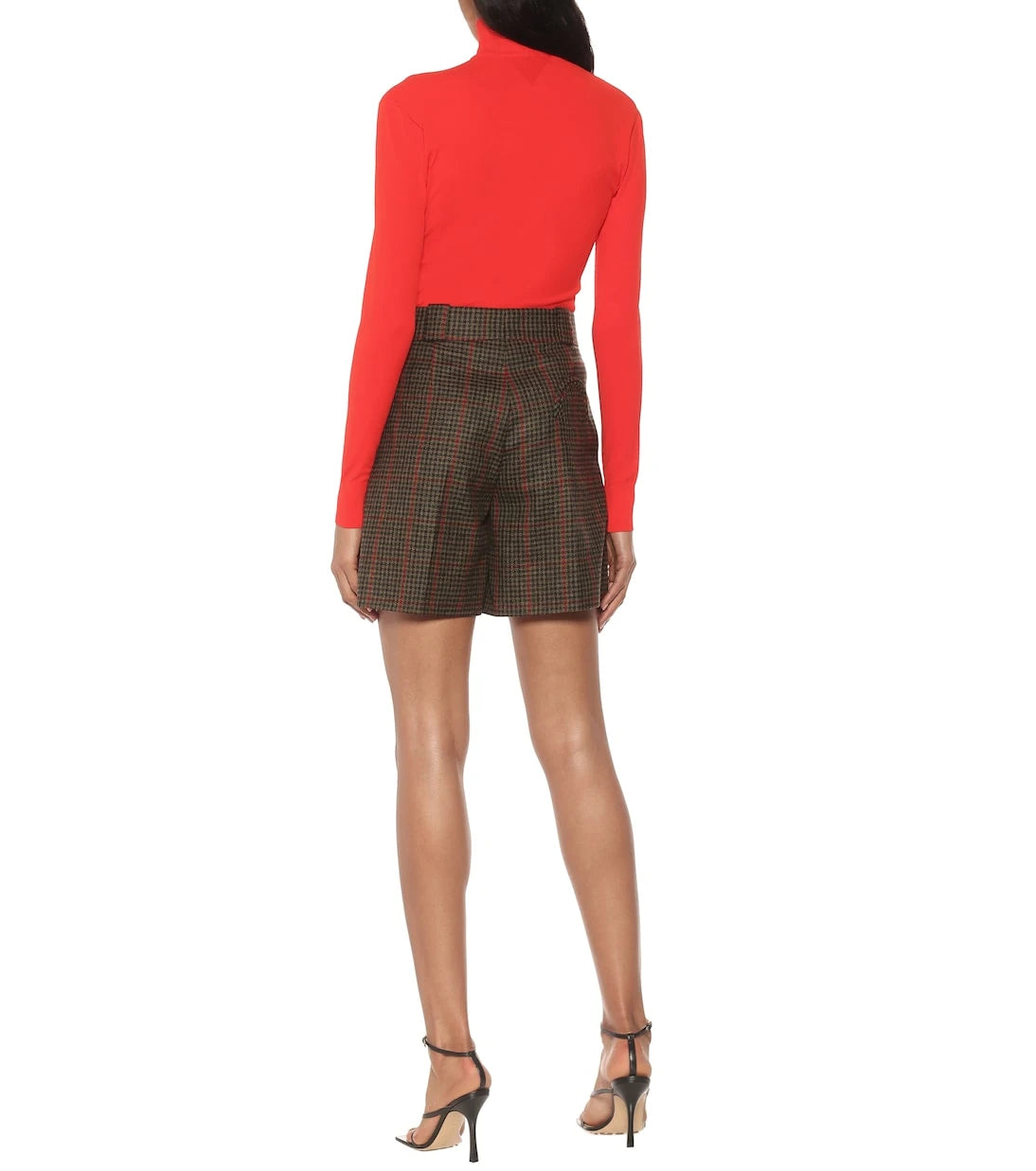 Blazé Milano - Fell checked wool shorts