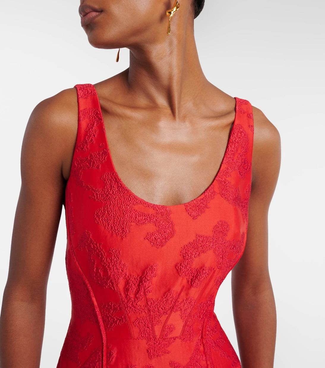 Emilia Wickstead - Labrina jacquard bouclé midi dress