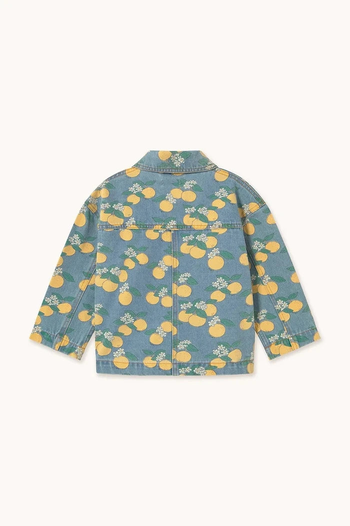 Детско дънково яке Tinycottons ORANGES JACKET