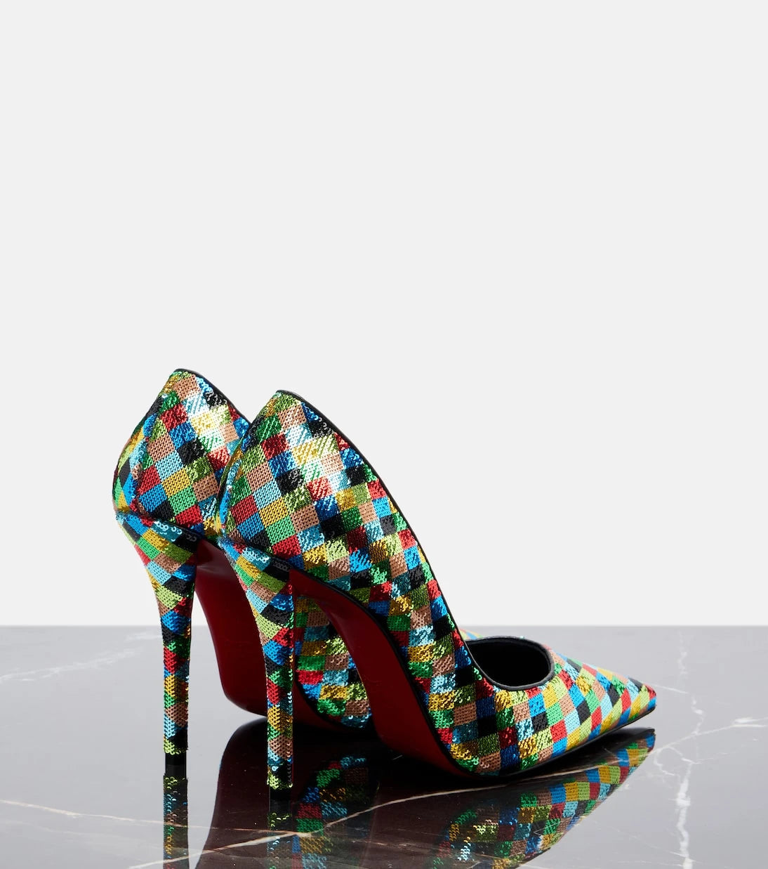 Christian Louboutin - Miss Z sequined pumps