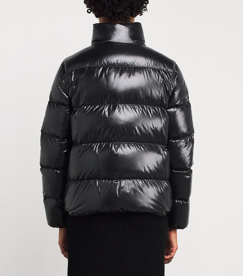 Moncler Black Down Padded Abbadia Jacket
