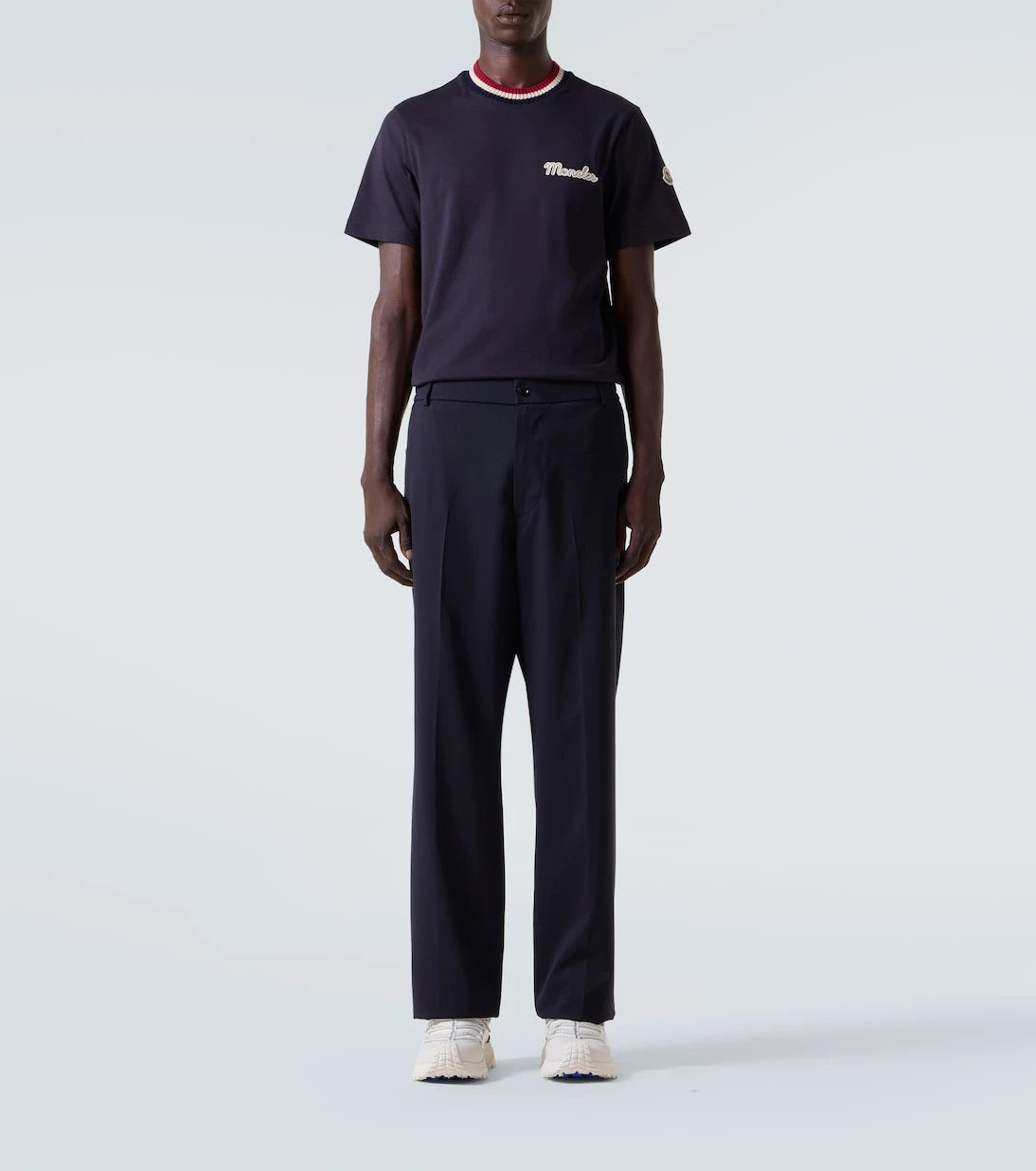 Moncler - تيشيرت قطن بالشعار