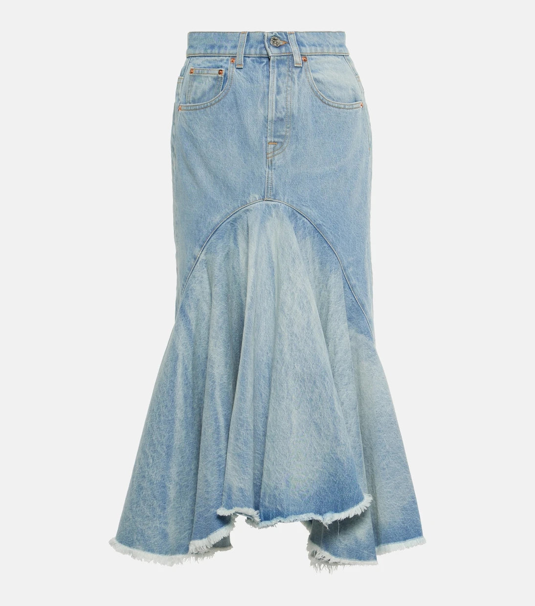 Vetements - Denim midi skirt