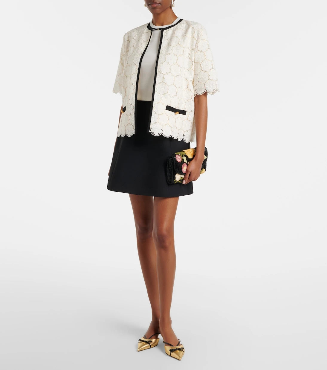 Valentino - Embroidered cotton jacket
