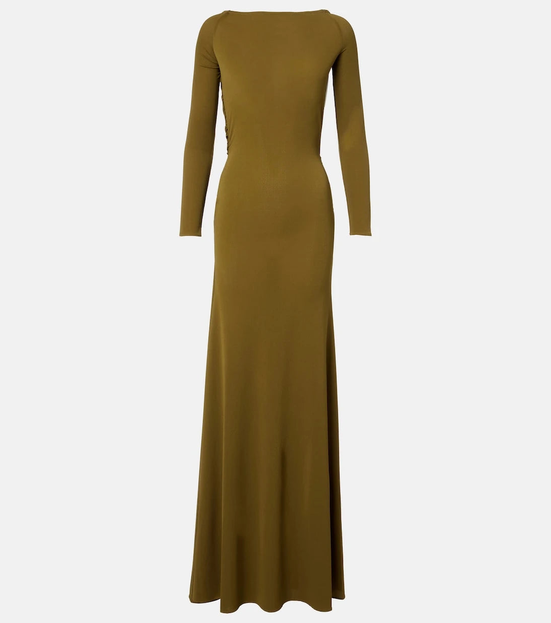 Alex Perry - Draped open-back crêpe jersey gown
