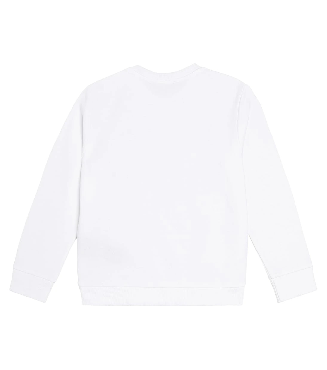 Balmain Kids - سويت شيرت من قطن الجيرسي بشعار الماركة