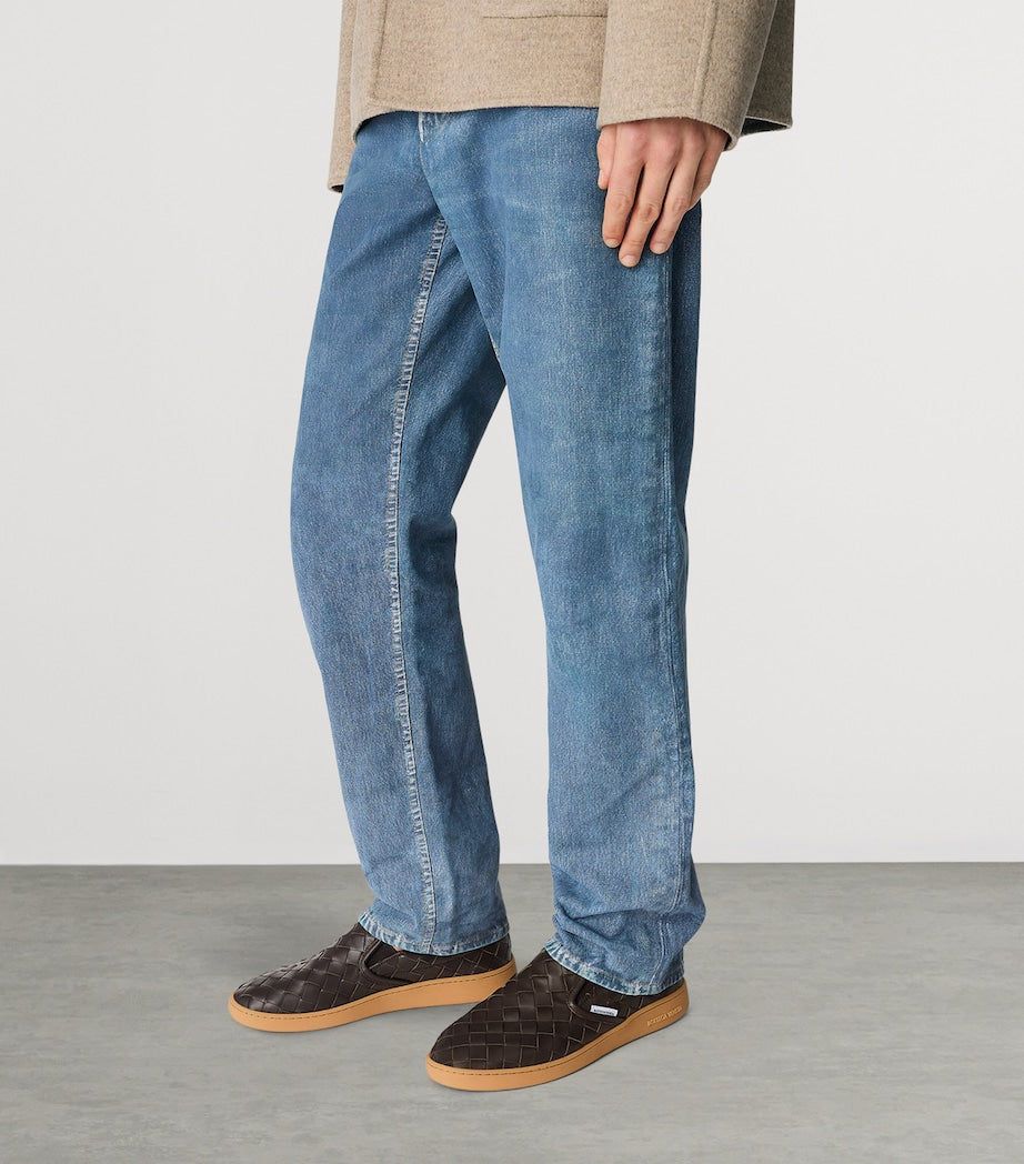 Intrecciato Leather Sawyer Sneakers