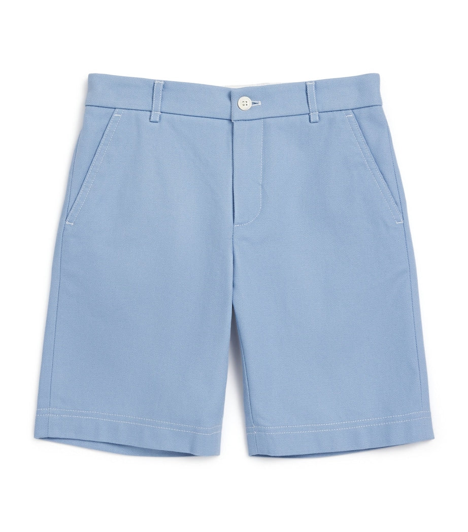 Thom Browne Kids Canvas Shorts (4-12 Years)