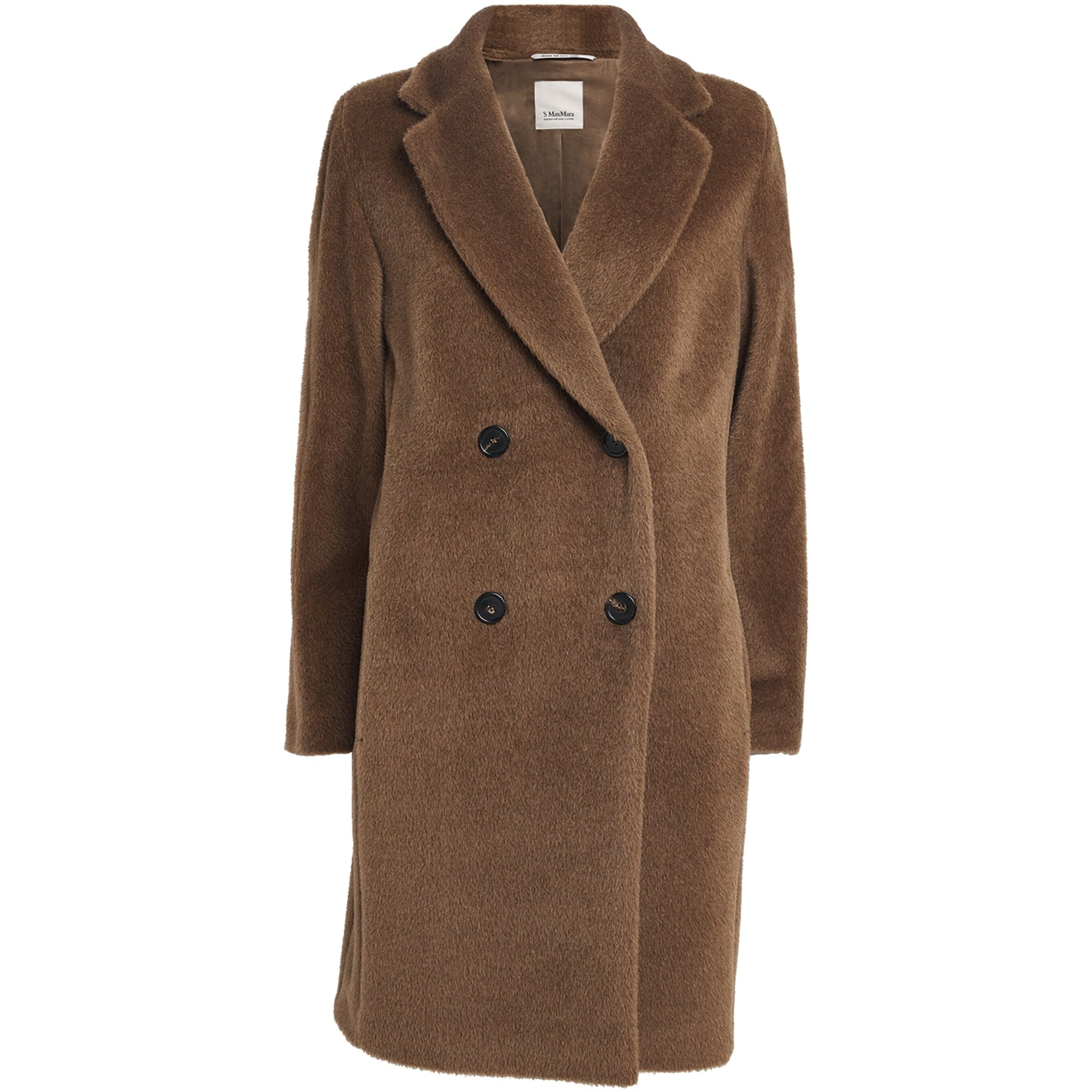 Beige Wool Pea Coat
