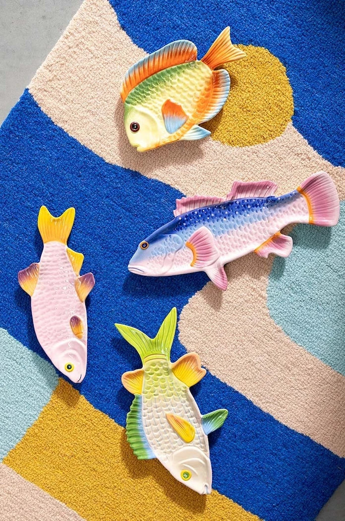 Чиния &k amsterdam Plate Fish Rainbow