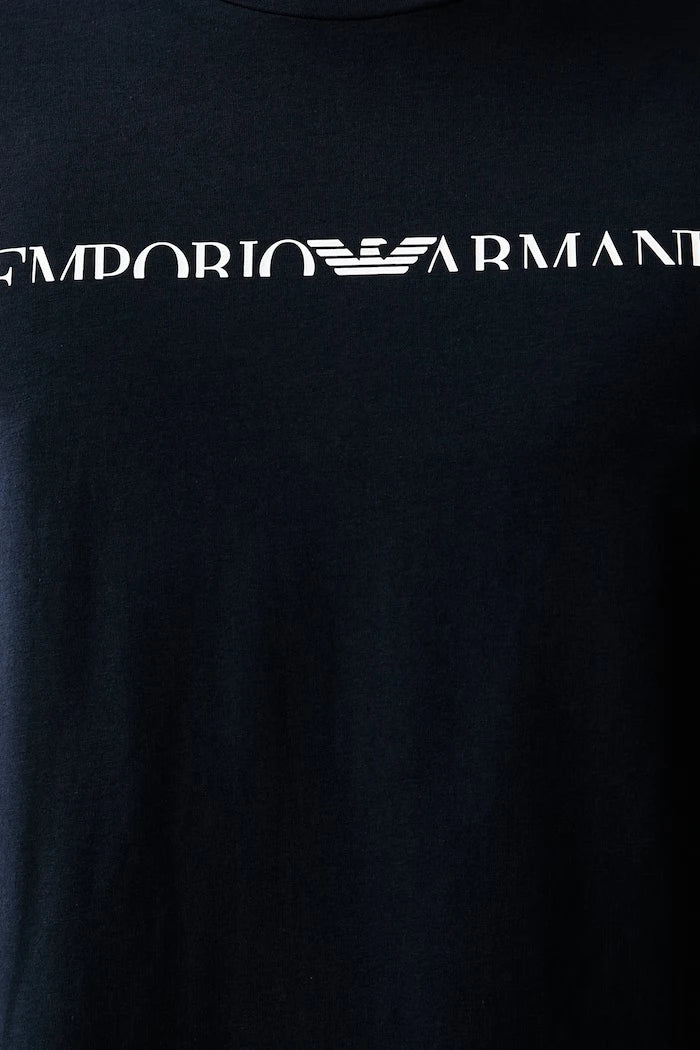 Emporio Armani Underwear pamuklu elastanlı erkek ev tişörtü